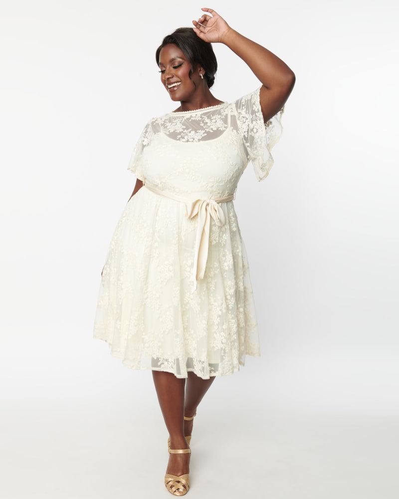 Ivory vintage dress shop